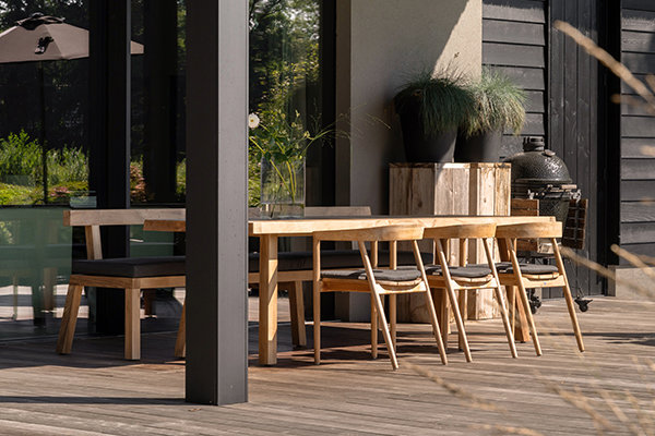 teak dining tuinsets &moss