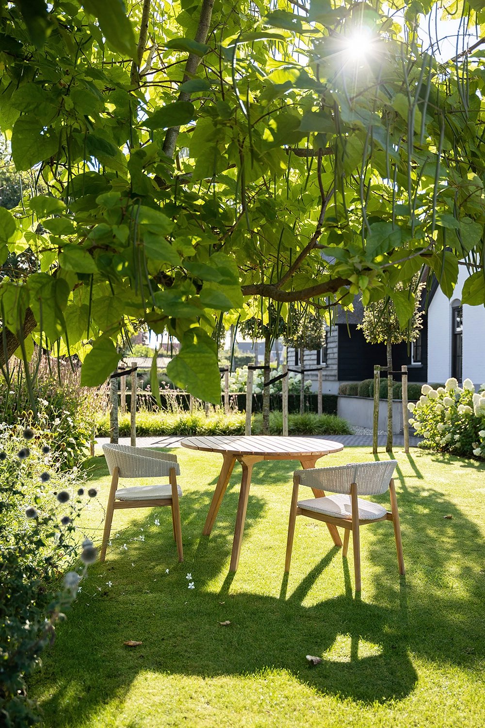 welk hout is geschikt voor tuintafel