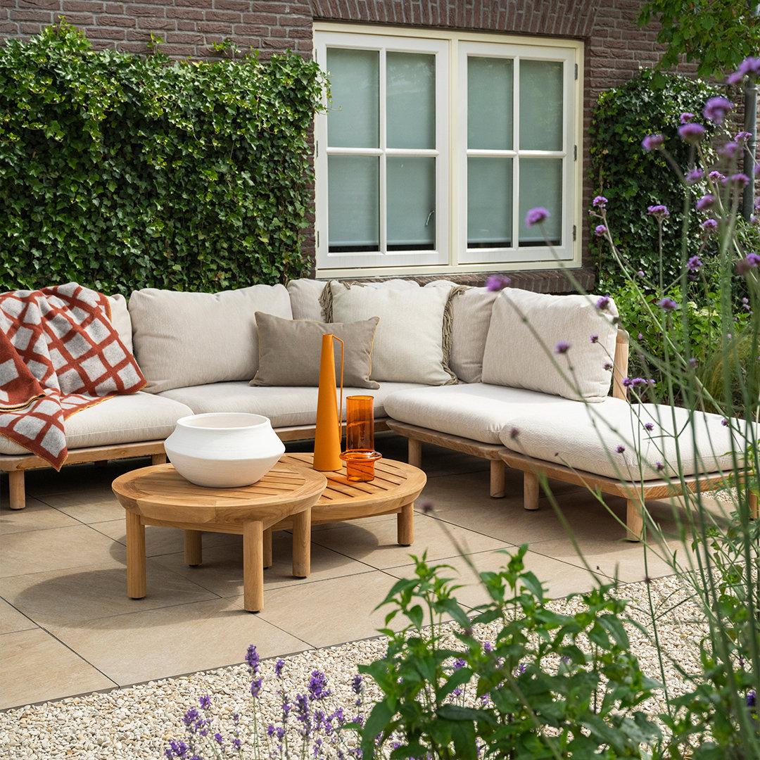 luxe hocker teak