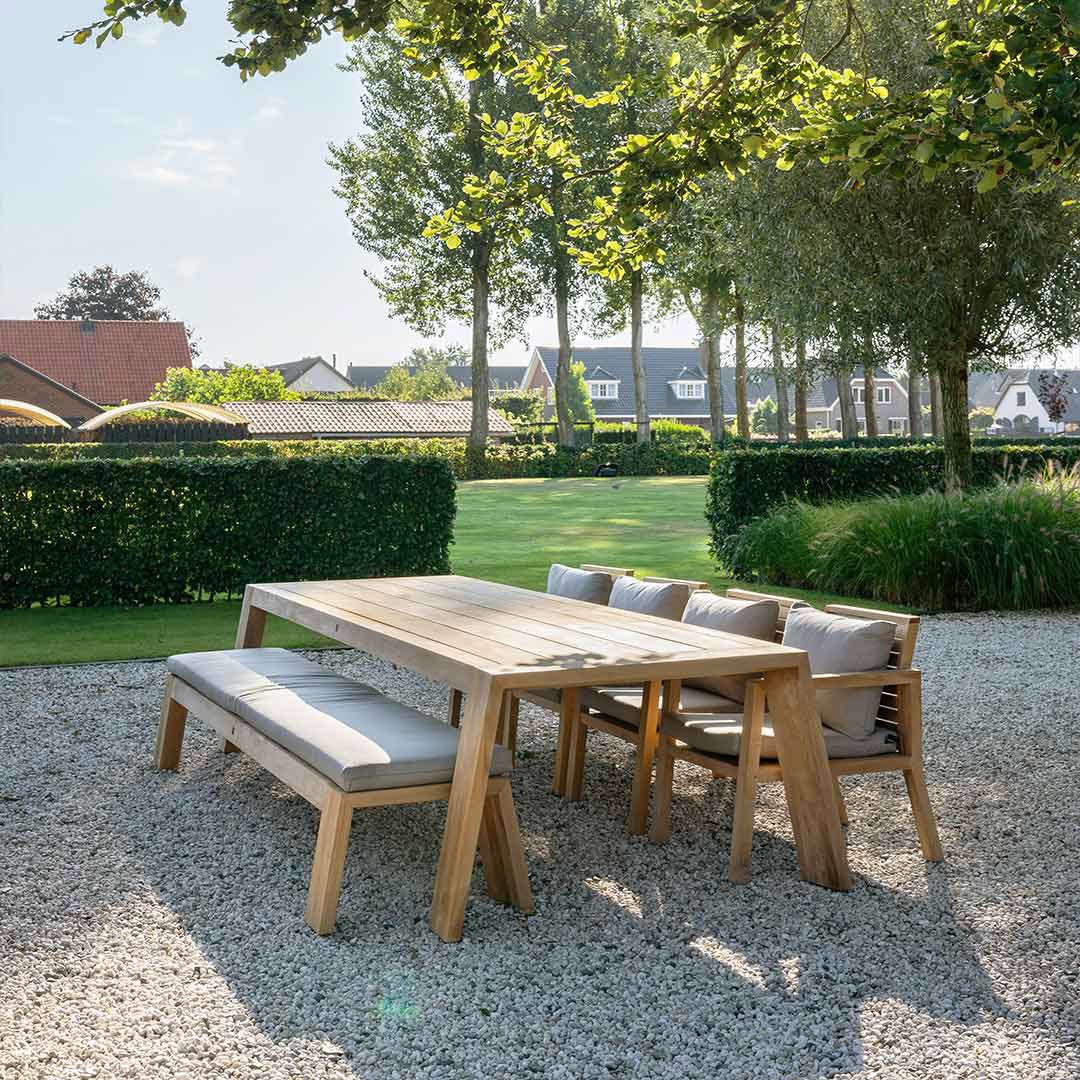 teak tuinset 8 personen