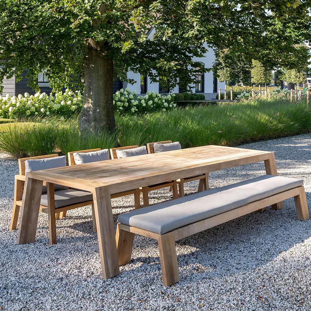 8 persoons tuinset teakhout