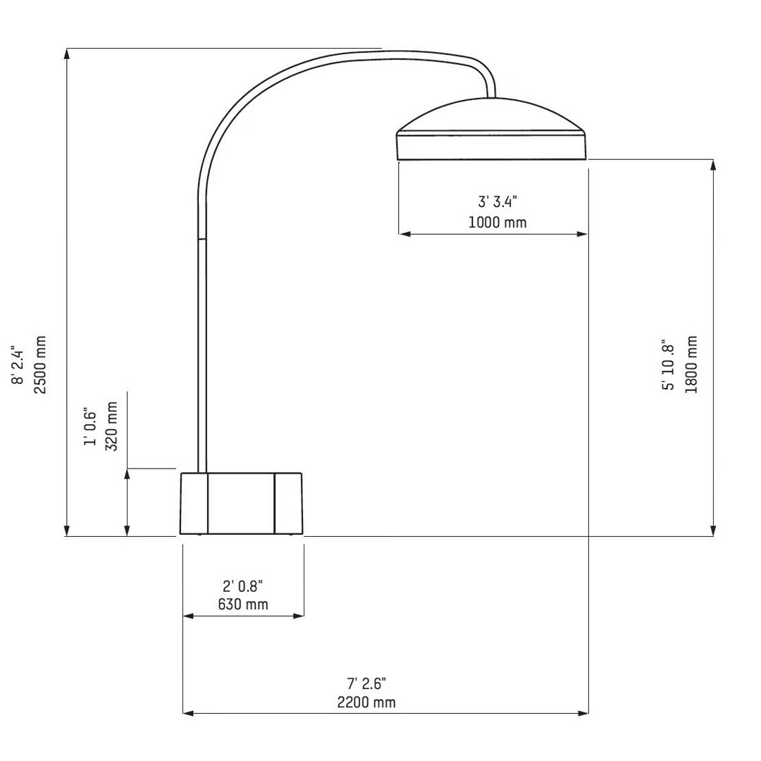 afmetingen Heatsail DISC