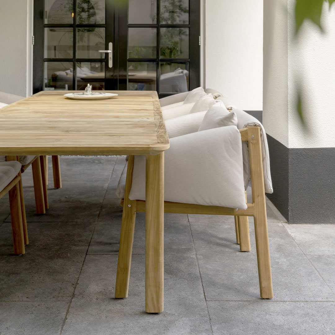 luxe houten tuinstoelen