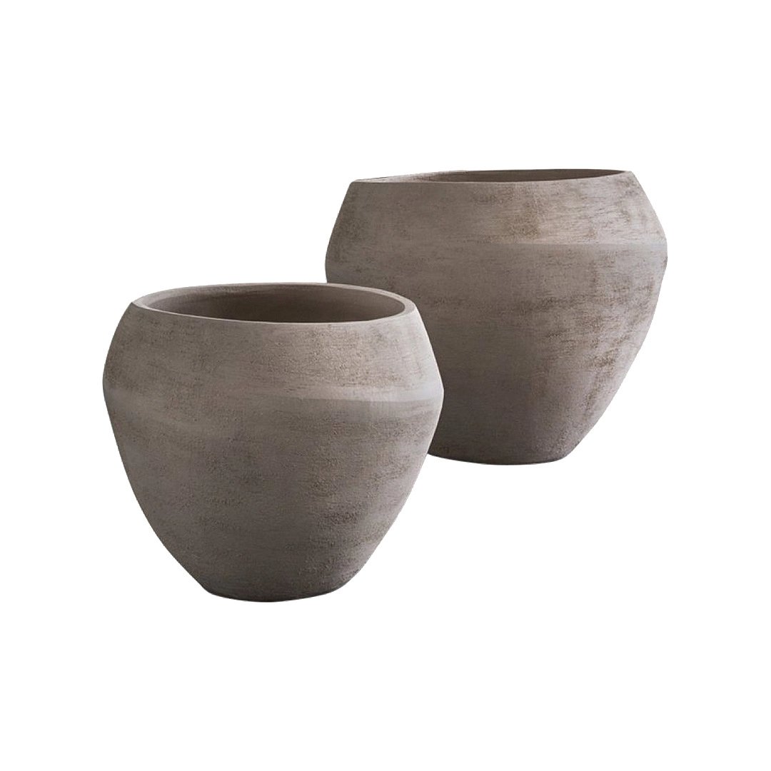 keramische pot atelier vierkant of