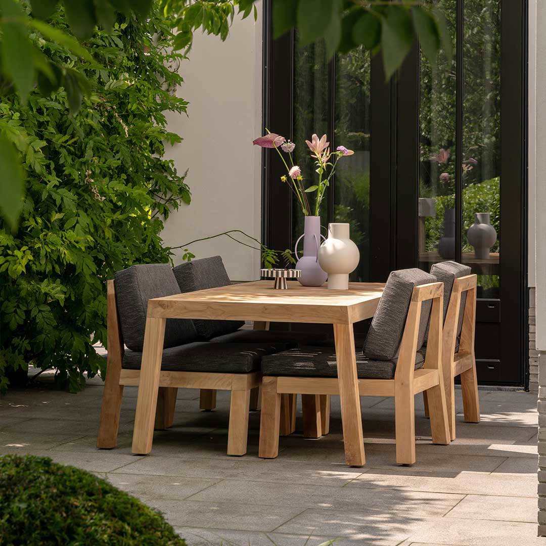 4 persoons tuinset low dining