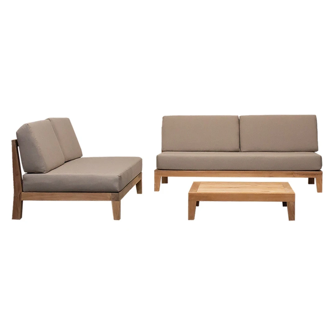 luxe loungeset teak KOEN