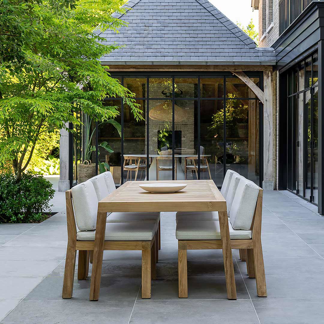 Tuinstoelen eettafel hout ALFA