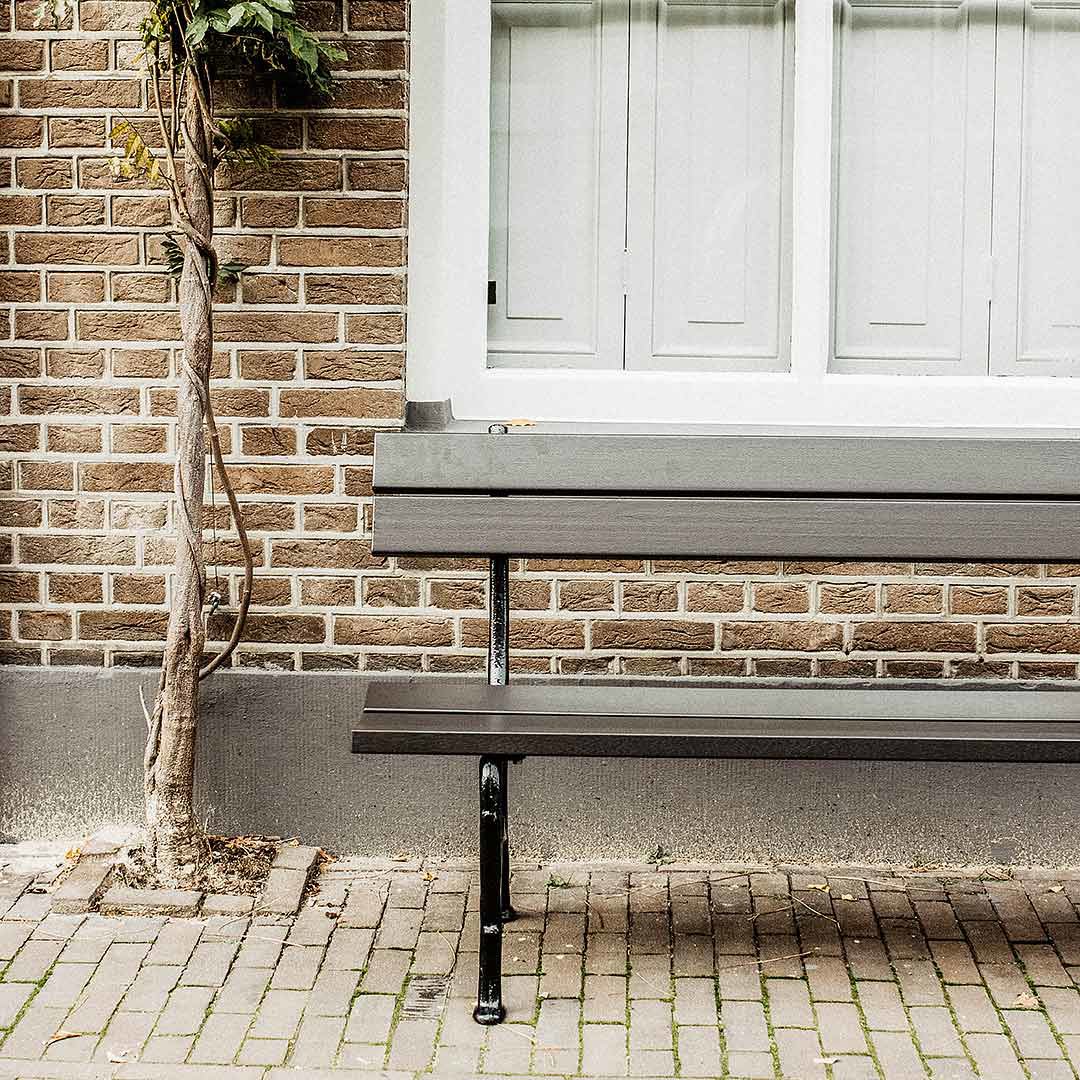 gietijzeren tuinbankje hout