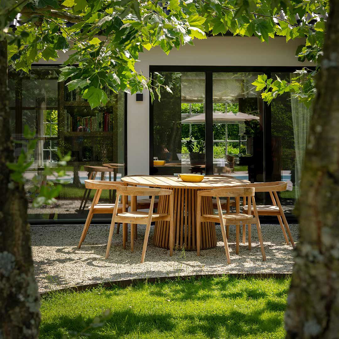 tuintafel met stoelen 6 personen