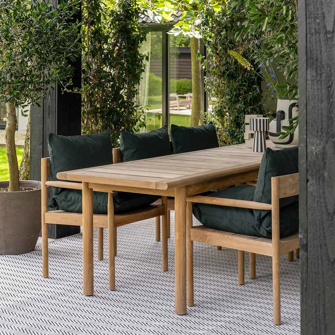 luxe tuintafel scandinavisch