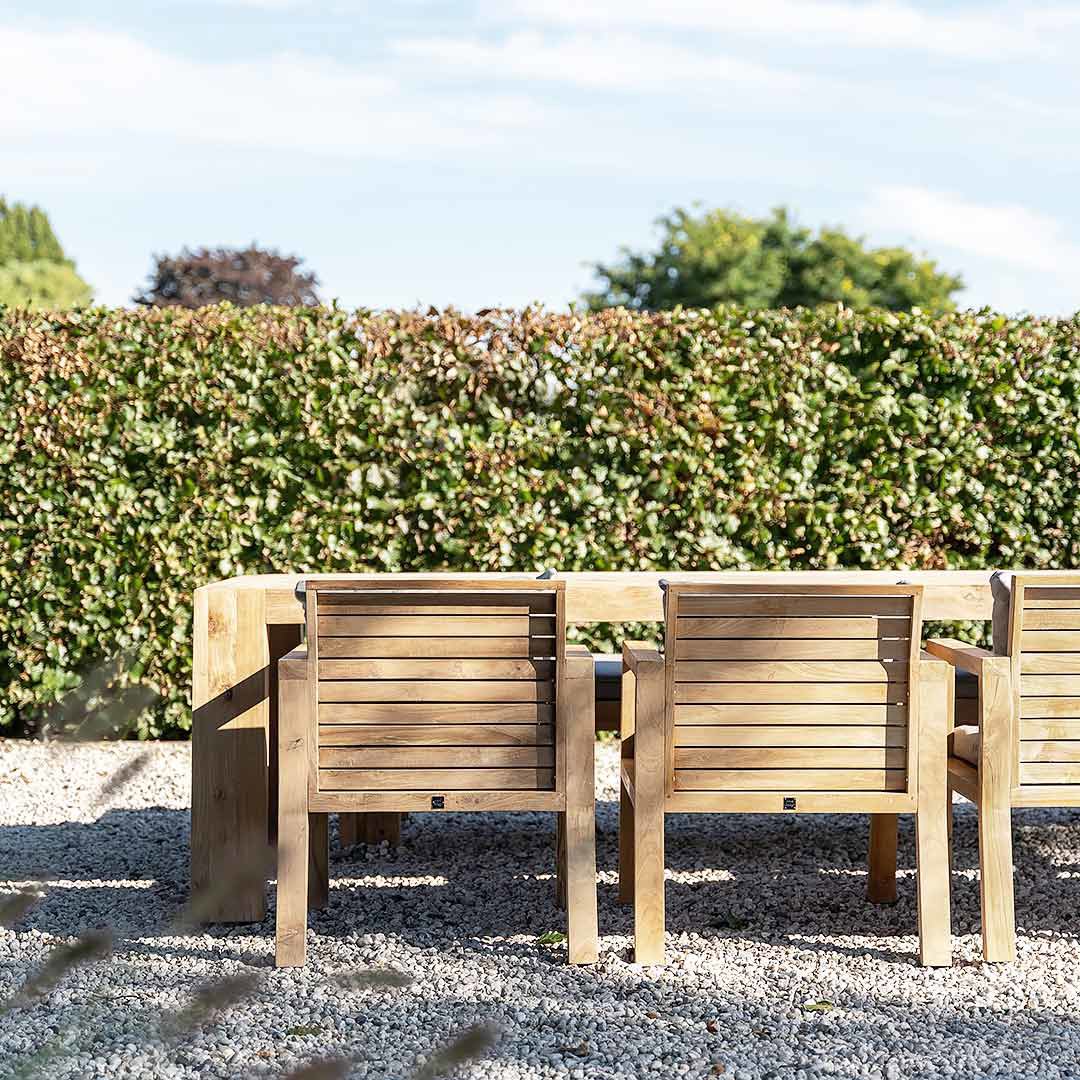 teakhouten tuintafel luxe