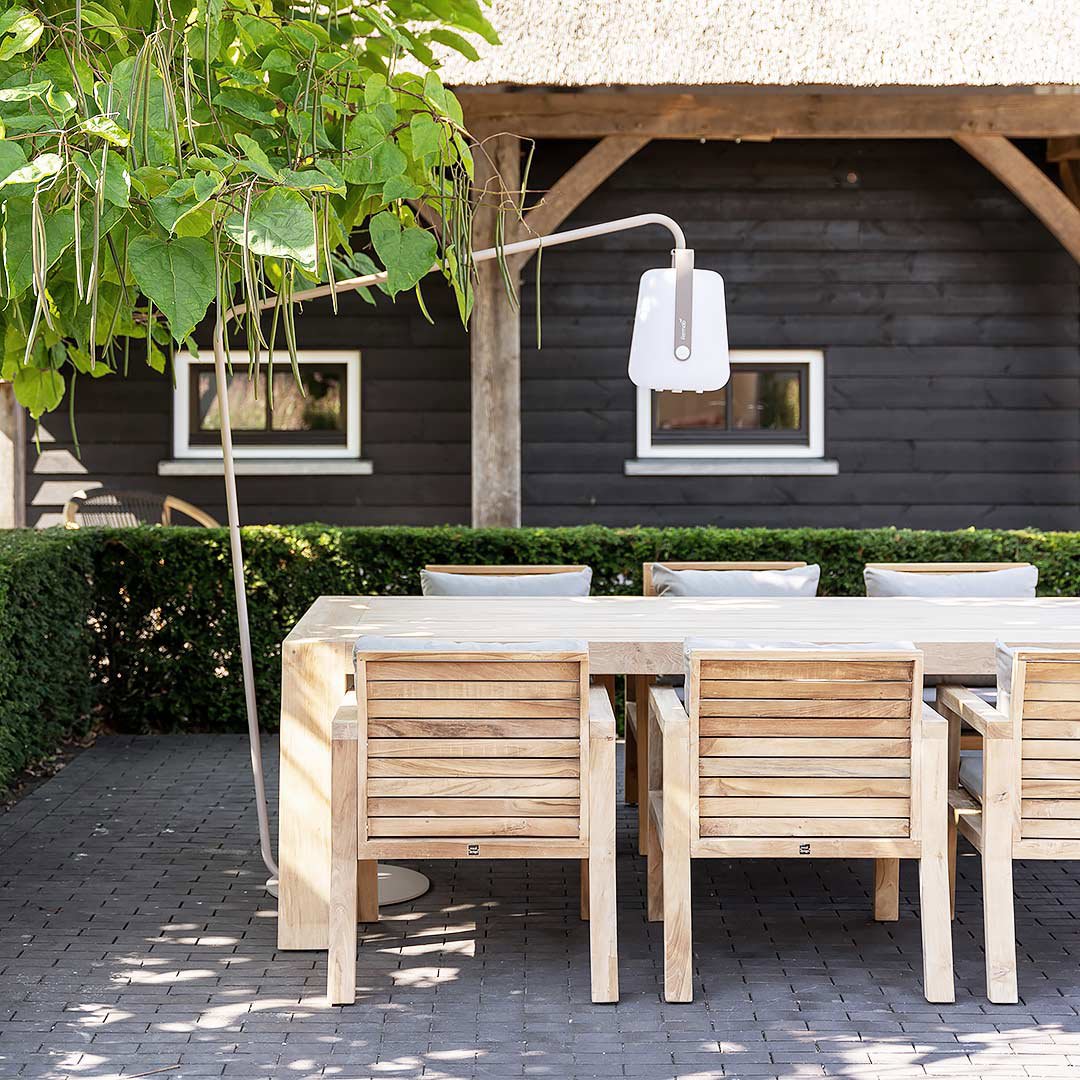 luxe teakhouten tuinset 6 personen