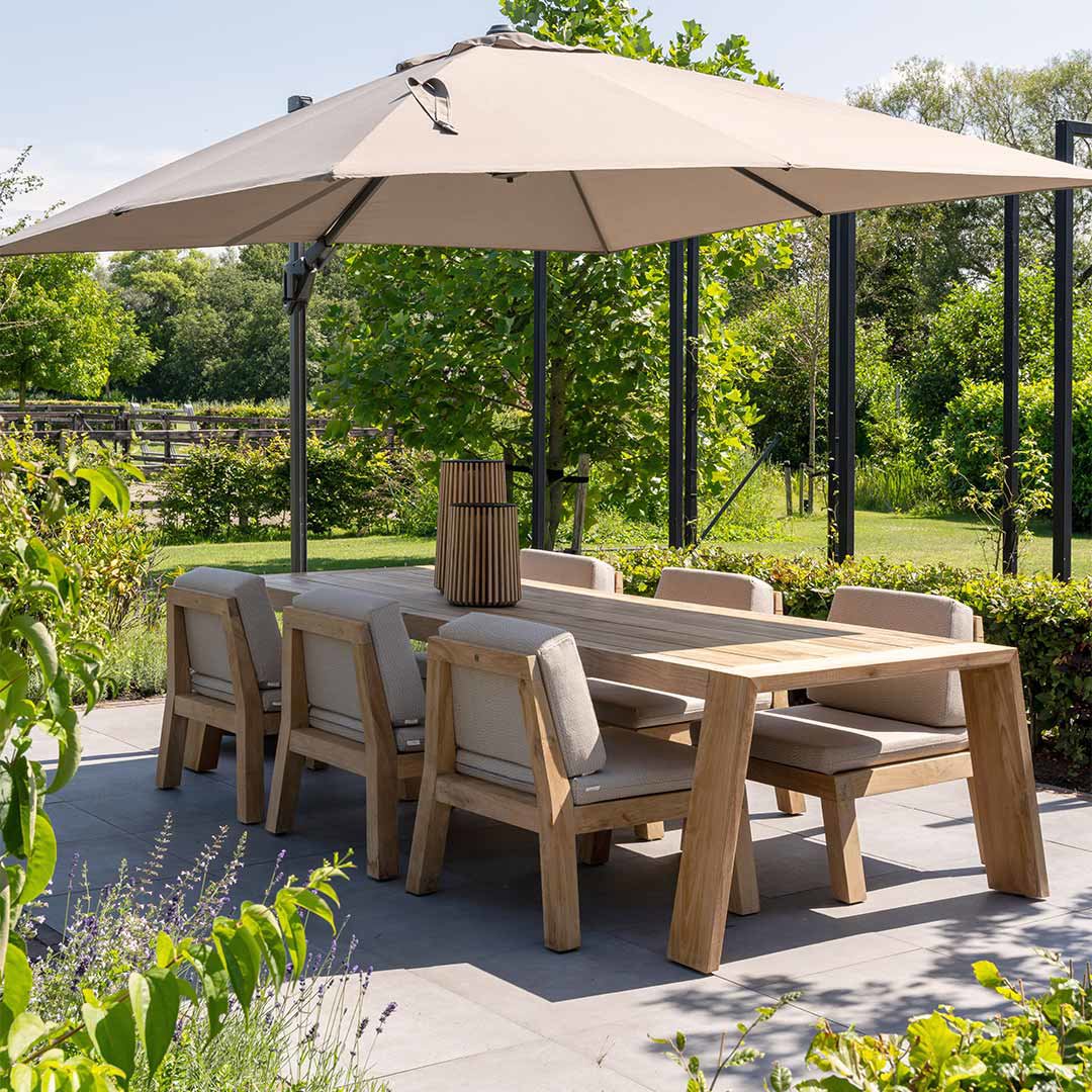 design tuintafel met stoelen 6 personen