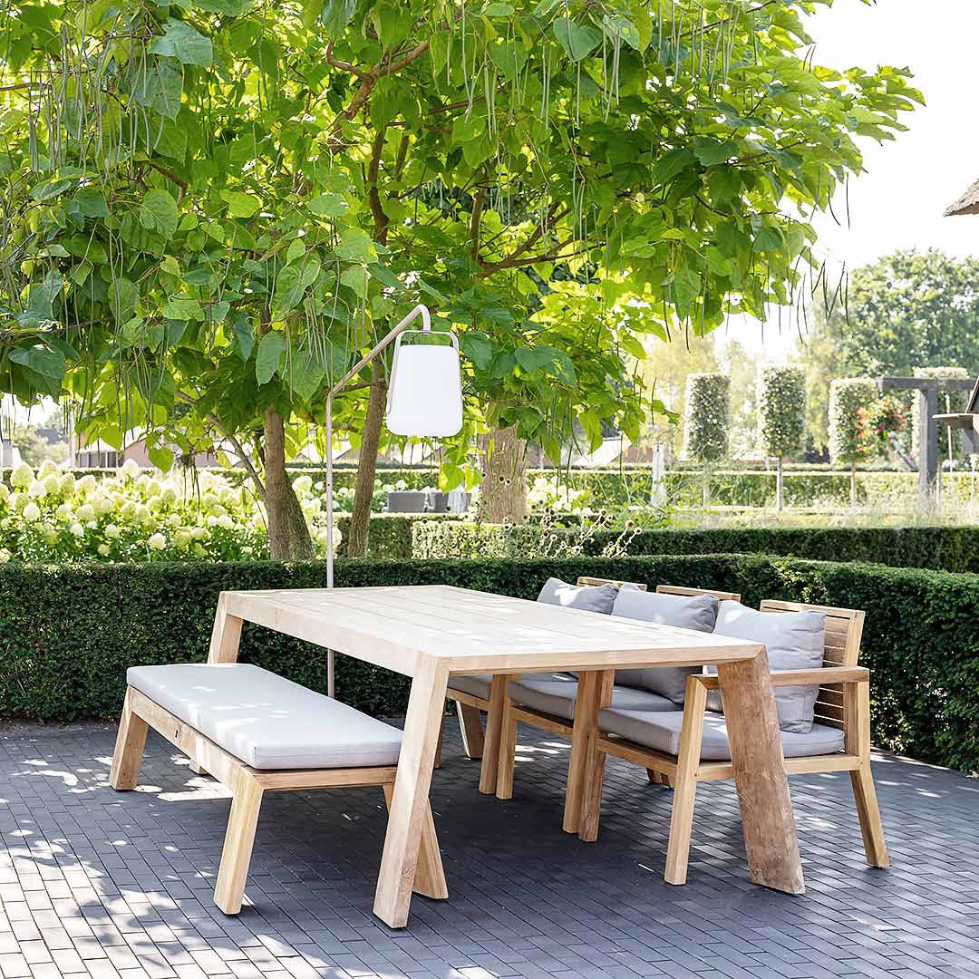 luxe tuinset bank en 2 stoelen