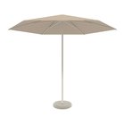 ronde parasol zandkleur